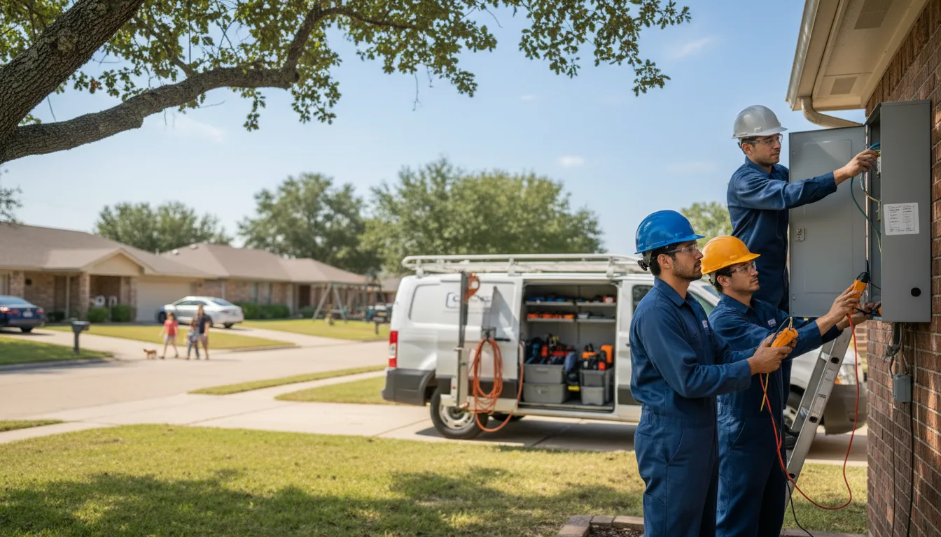 Certified electrician providing emergency electrical services in Daisy, OK